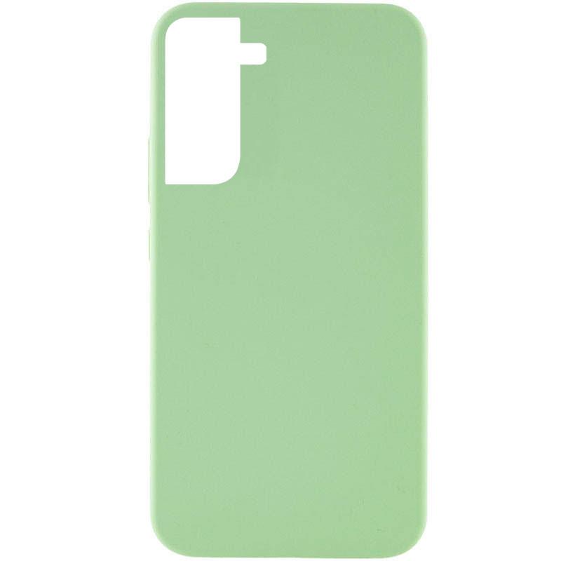 Противоударный чехол Silicone Cover Lakshmi (AAA) для Samsung Galaxy S21 FE Мятный / Mint