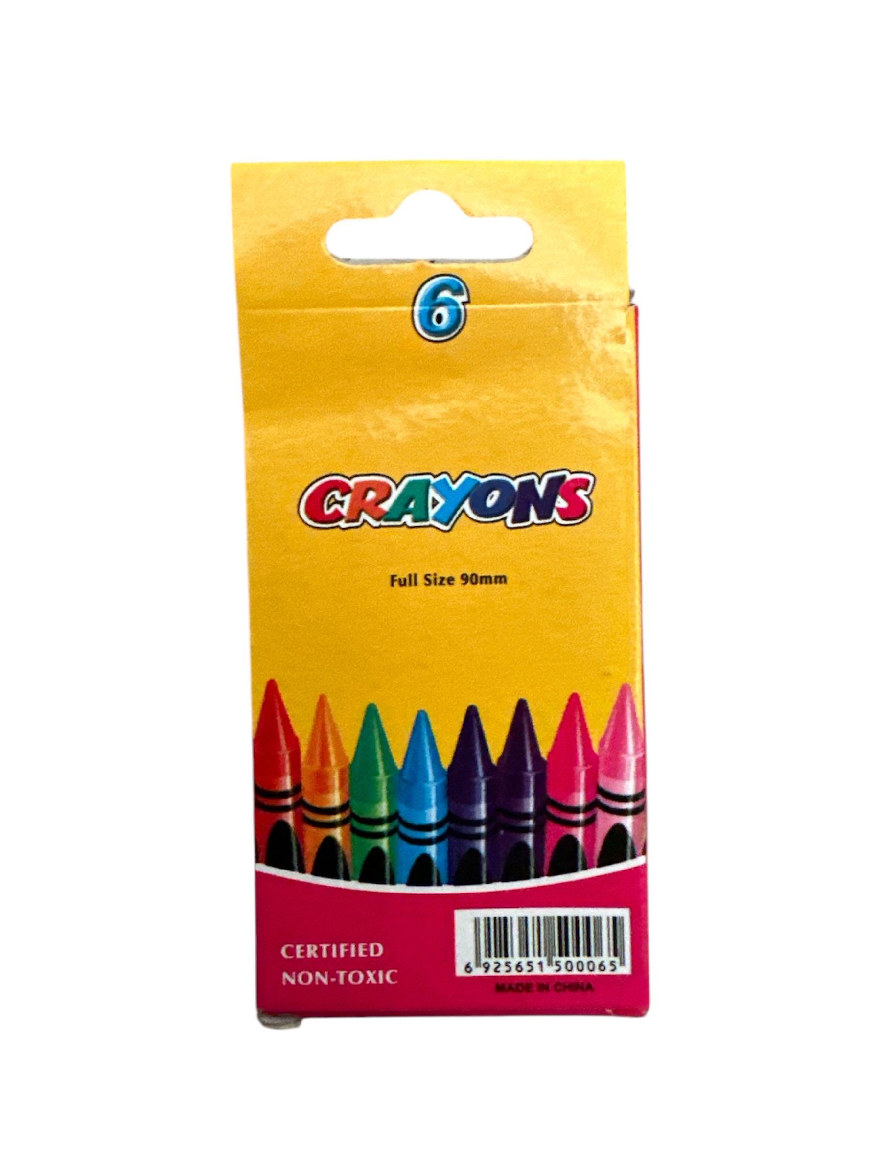 Карандаши восковые Crayons 6 цветов (26216201) - фото 2 Карандаши восковые Crayons 6 цветов (26216201) - фото 2