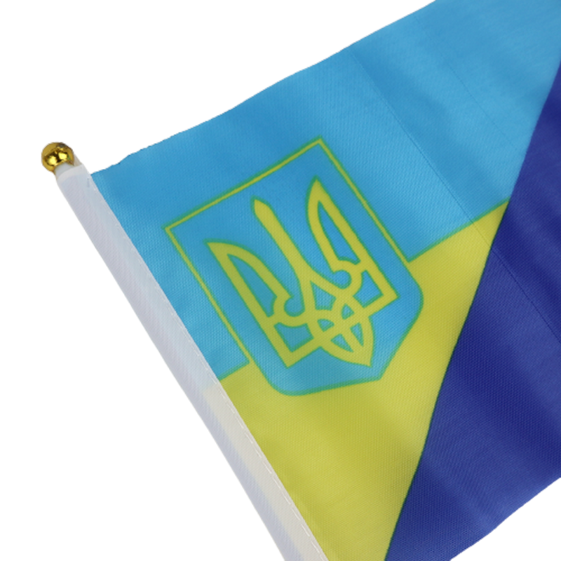 Прапор в автомобіль Україна/Євросоюз 21x14 см на присосці (4123865) - фото 3 Прапор в автомобіль Україна/Євросоюз 21x14 см на присосці (4123865) - фото 3