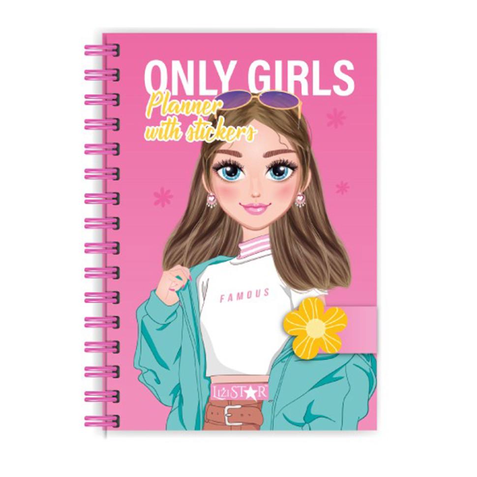 Блокнот Апельсин Only Girls Planner 64стр. Розовый (PP-224-B-281)