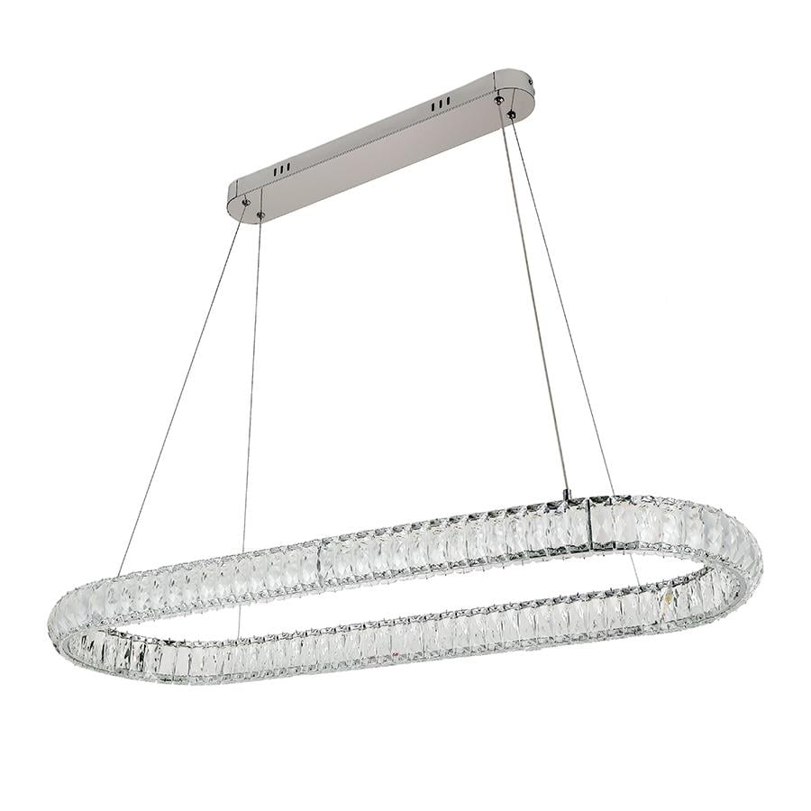 Люстра подвесная хрустальная декоративная LED Levistella 799L8969 1000 CH Хром (137802)