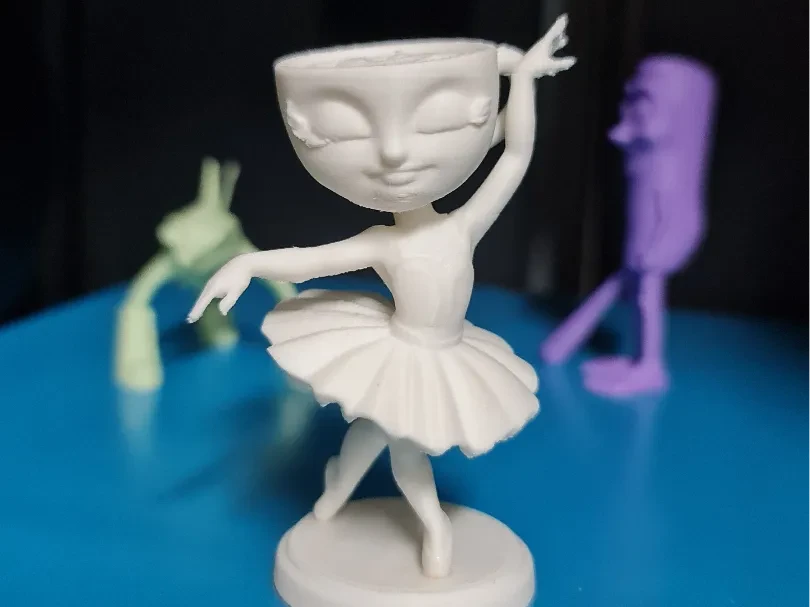 Фігурка мем Ballerina Cappuccino 10 см Білий