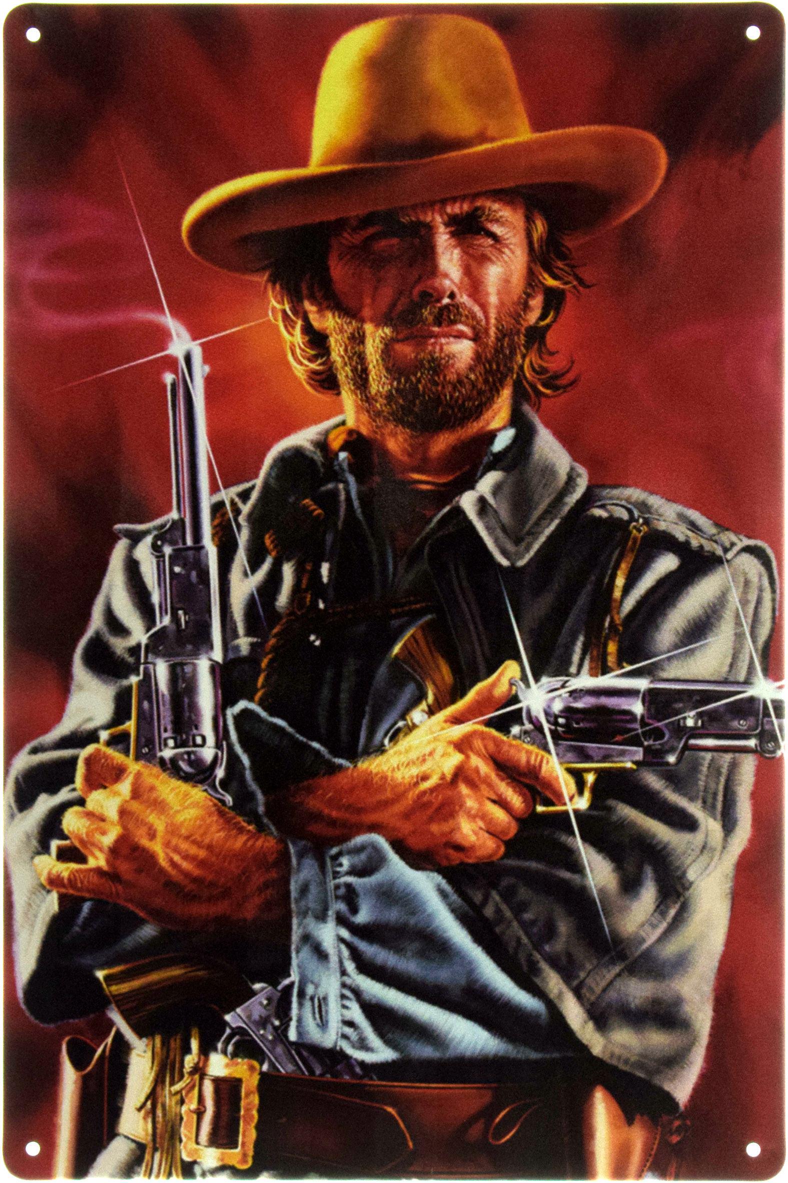 Табличка металева "The Outlaw Josey Wales" 20x30 см (ms-103672)