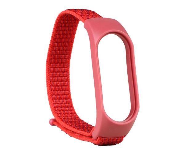 Ремешок для смарт-часов Nylon для Xiaomi Mi Band 5/6 Burgundy Ремешок для смарт-часов Nylon для Xiaomi Mi Band 5/6 Burgundy