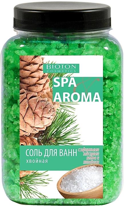 Сіль морська для ванн Bioton Cosmetics Spa&Aroma Хвойна 750 г (12130)