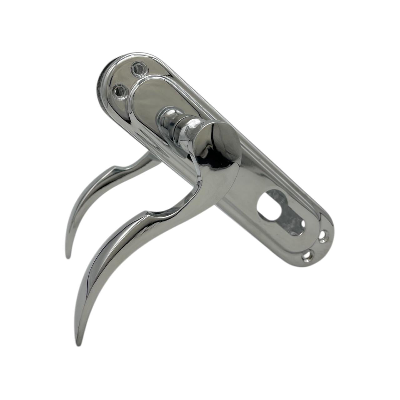 Дверные ручки межкомнатные из цинкового сплава Fuaro Simfonia CP У-62 мм (370035)