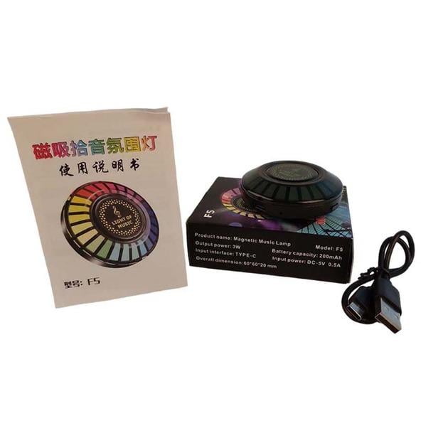 Підсвічування автомобільне у вигляді ритму F5 RGB/ ttF5 Чорний - фото 6 Підсвічування автомобільне у вигляді ритму F5 RGB/ ttF5 Чорний - фото 6