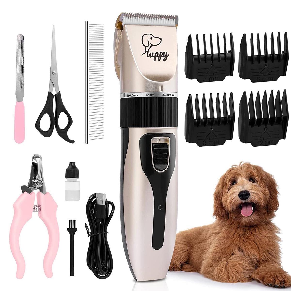 Машинка для стрижки собак и кошек Pet Grooming Hair Clipper Kit (1009471-Bronze) - фото 8