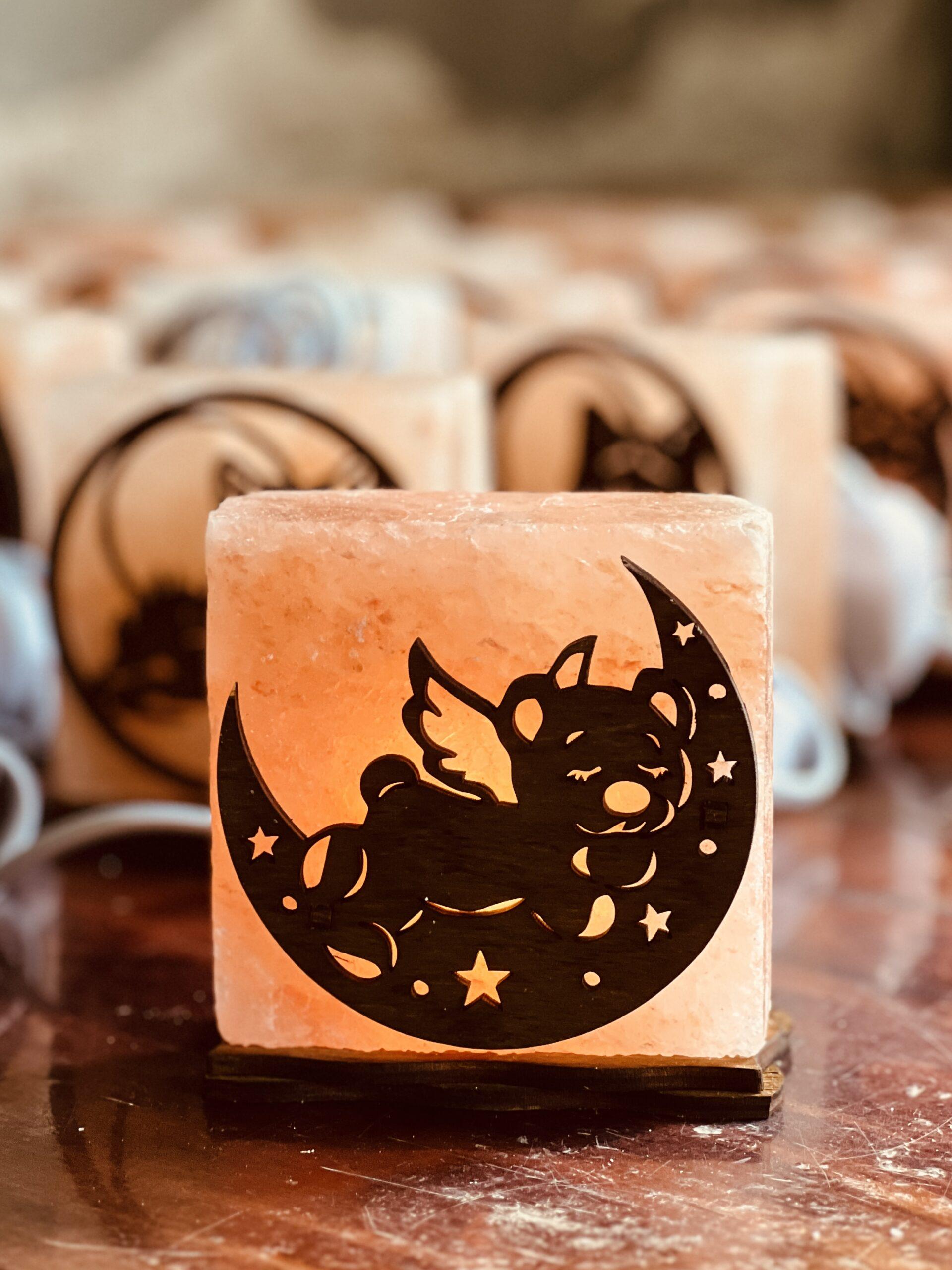 Соляная лампа декоративная Himalayan Мишка с крыльями 1 кг (29903055) - фото 2 Соляная лампа декоративная Himalayan Мишка с крыльями 1 кг (29903055) - фото 2