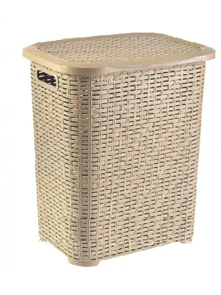 Корзина для белья 45 л Tuffex Ротанг 31,5x41x47,5 см Бежевый (37206691)