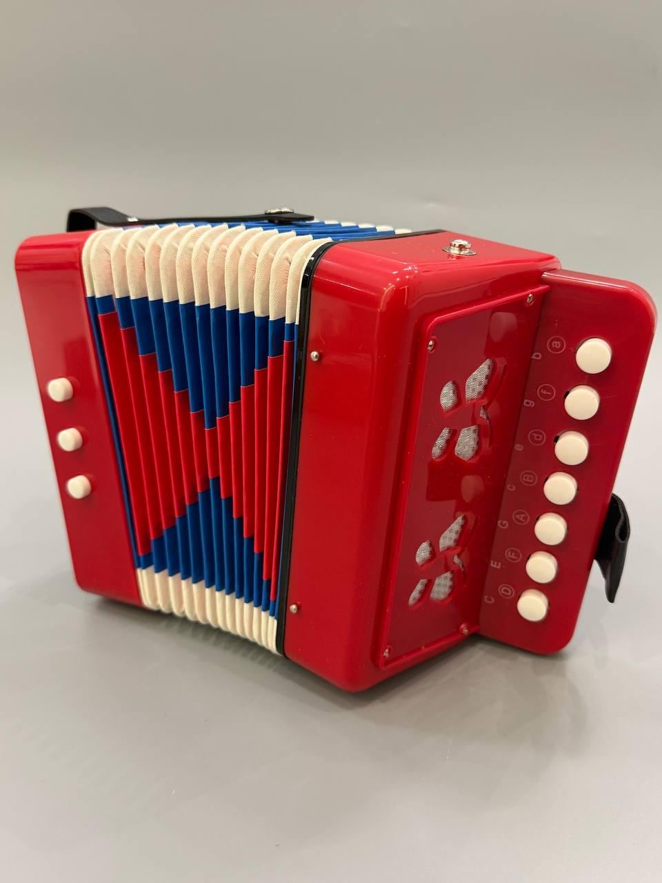 Гармошка игрушечная Красный (6429)
