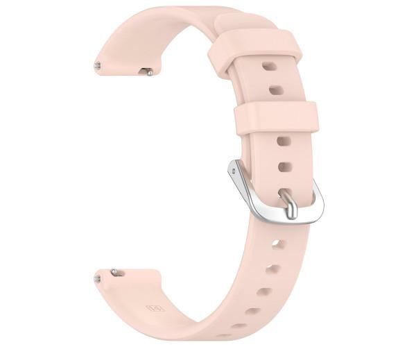 Ремешок Silicone для смарт-часов Garmin Lily 2/2 Active с металической застежкой Персиковый Ремешок Silicone для смарт-часов Garmin Lily 2/2 Active с металической застежкой Персиковый