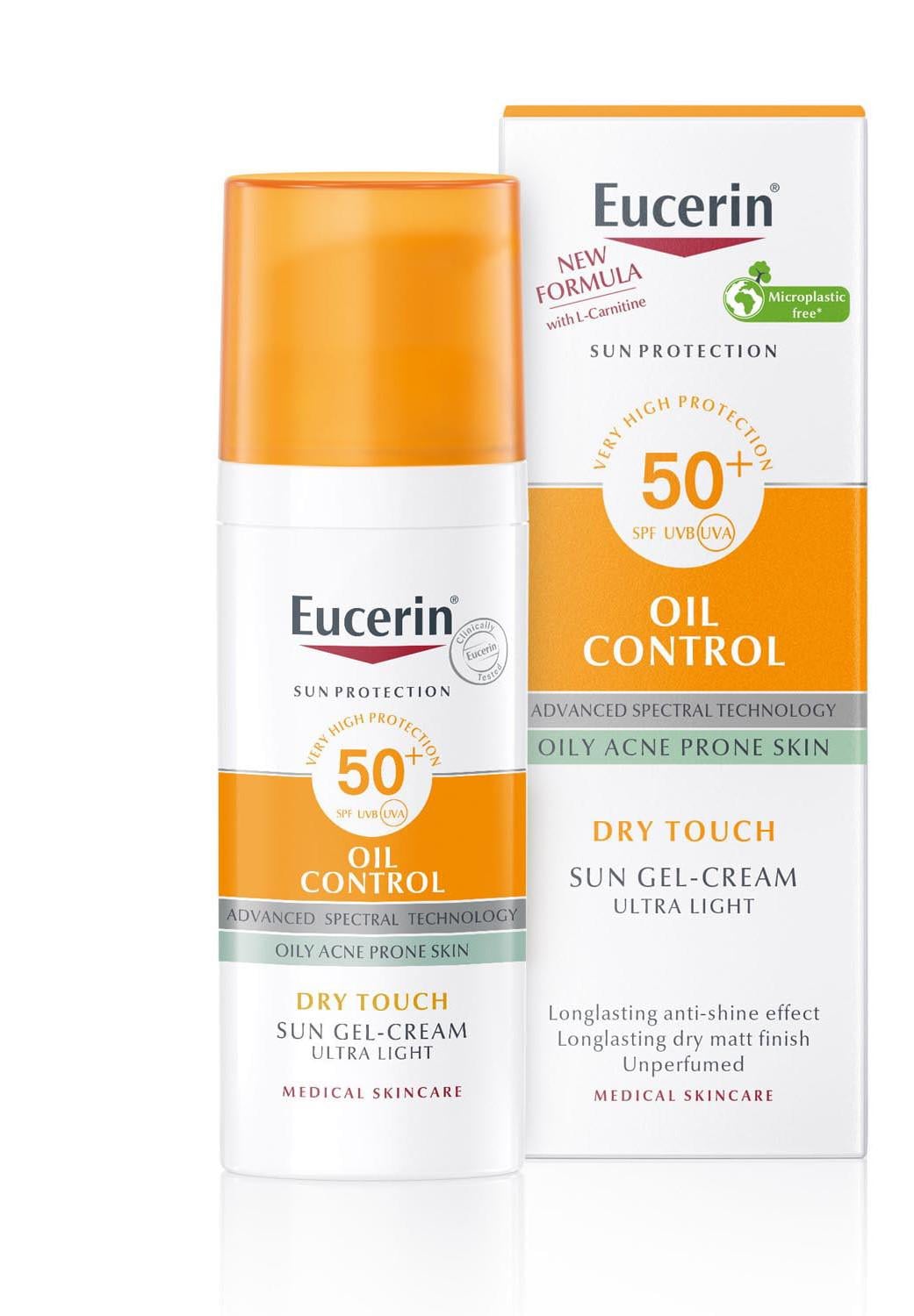 Крем-гель сонцезахисний Eucerin Sun Gel-Creme Oil Control ультралегкий з матувальним ефектом SPF50+ 50 мл (1794176472)