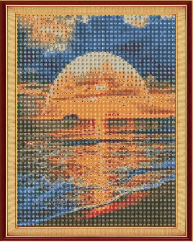 Алмазная мозаика Santi Удивительный закат 40x50 см на подрамнике (954095)