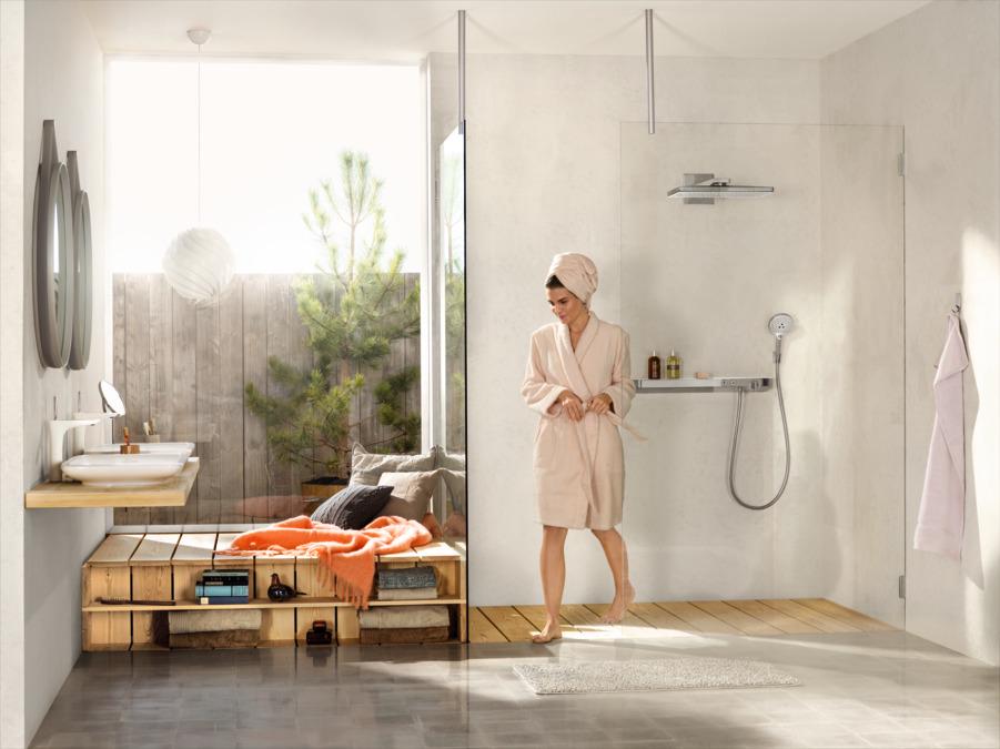 Змішувач для душу Hansgrohe ShowerTablet Select 13184000 з термостатом Хром (131512) - фото 7