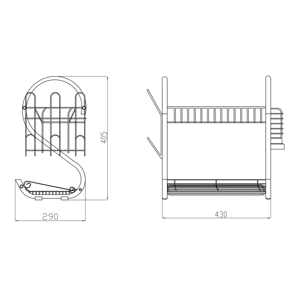 Сушилка для посуды Kroner KRM Rizze ACC3208 (330792) - фото 2