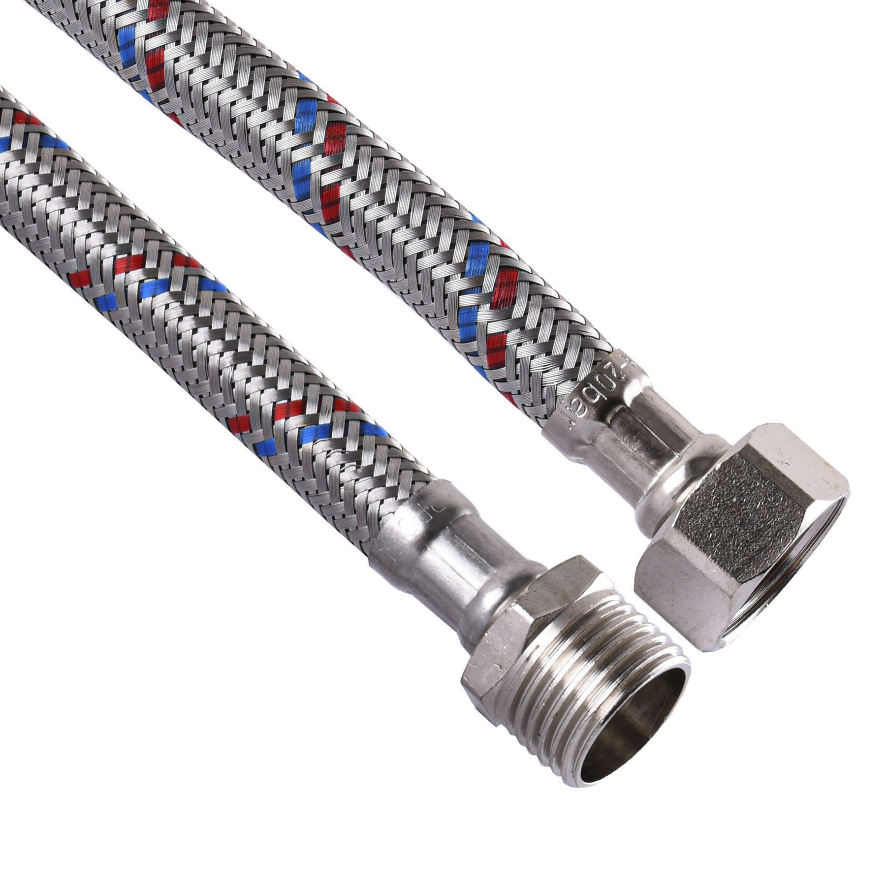 Шланг нержавеющая сталь Eco FIX 1/2x1/2" ЗО 0,6 м EPDM (000012026)