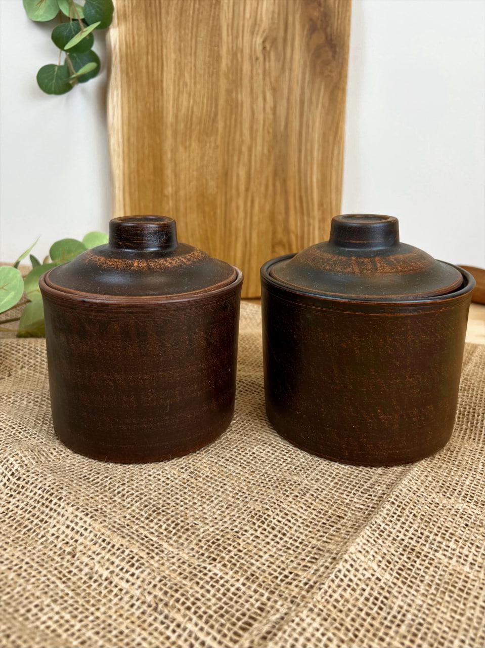 Набір для спецій керамічний гладкий глиняний 0,7 л (3003-30) - фото 7 Набір для спецій керамічний гладкий глиняний 0,7 л (3003-30) - фото 7