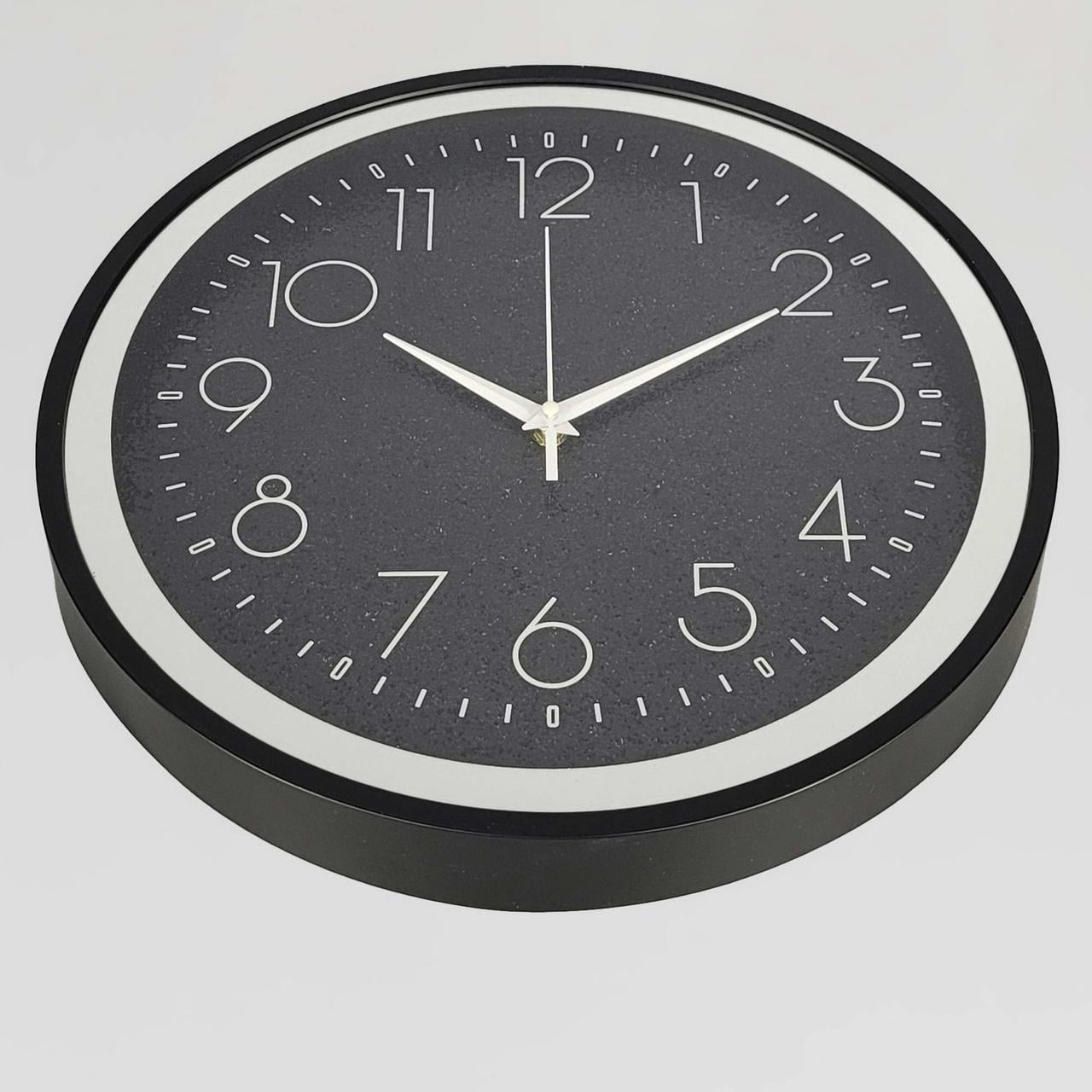 Часы настенные зеркальные OV-0108 с блестками бесшумные 35,5 см (2861667003)