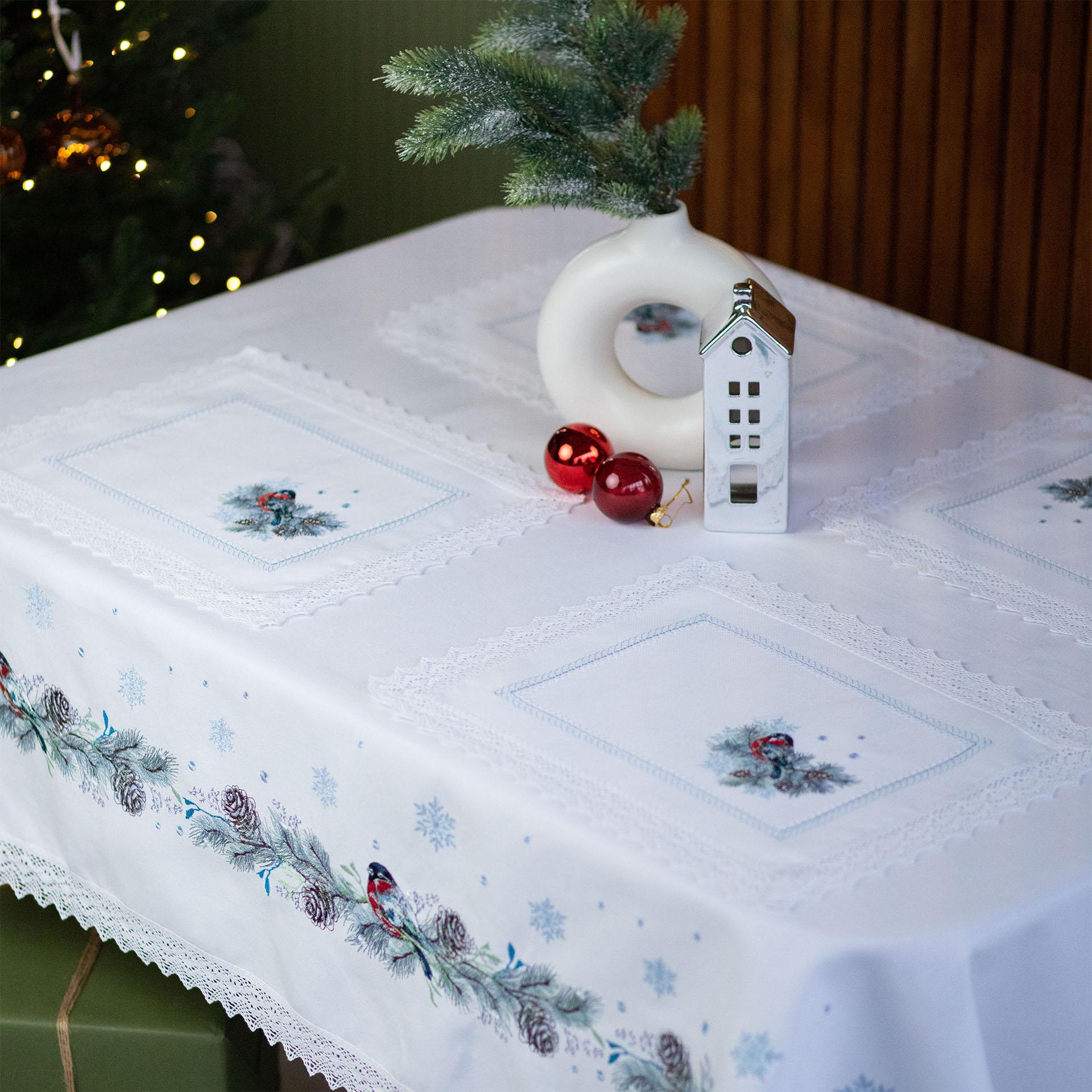 Салфетка новогодняя Едельвіка Снегири 0,38х0,48 м (315-24/09) - фото 3 Салфетка новогодняя Едельвіка Снегири 0,38х0,48 м (315-24/09) - фото 3