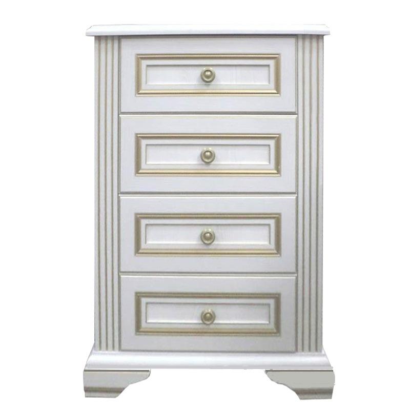 Комод Gerbor 4S _60 Вайт Ясен сніжний/Сосна золота