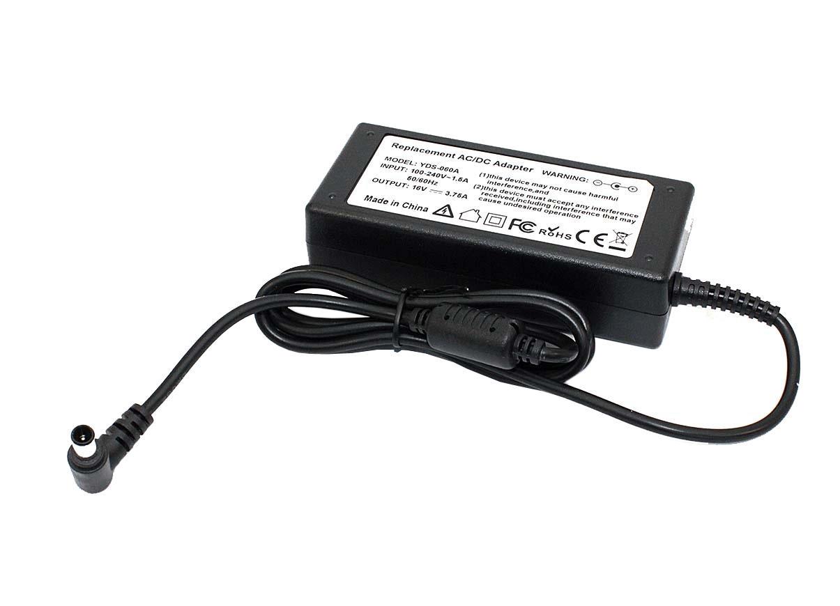 Блок питания для ноутбука Sony YDS-060A 60W 16V 3,75A 6,5x4,4 мм (079451)