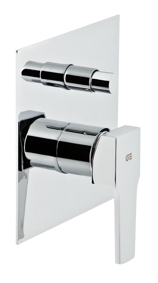 Змішувач для ванни та душу GENEBRE Kenjo 63116 26 45 66 вбудований з перемикачем (19794)