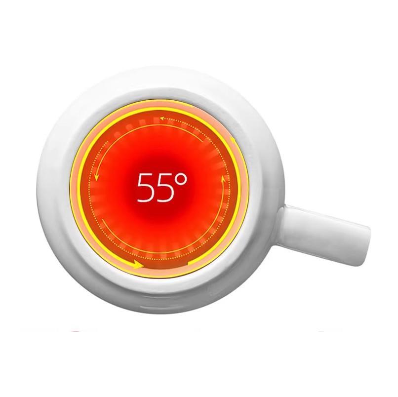 Чашка з підігрівом з підігрівом 55℃ керамічна 380 мл Білий (22392894) - фото 4 Чашка з підігрівом з підігрівом 55℃ керамічна 380 мл Білий (22392894) - фото 4