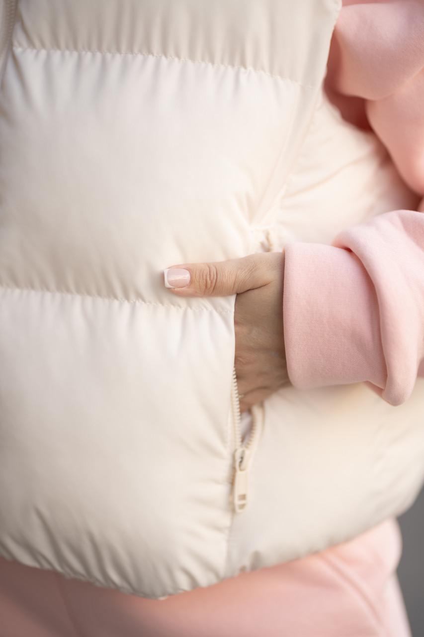 Жилет женский пуховый Белый - фото 5