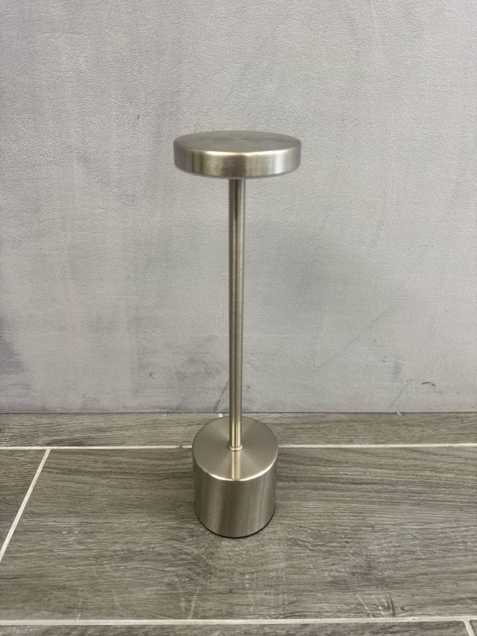 Настольная лампа аккумуляторная Zilini 002 Хром (23854006) - фото 1 Настольная лампа аккумуляторная Zilini 002 Хром (23854006) - фото 1