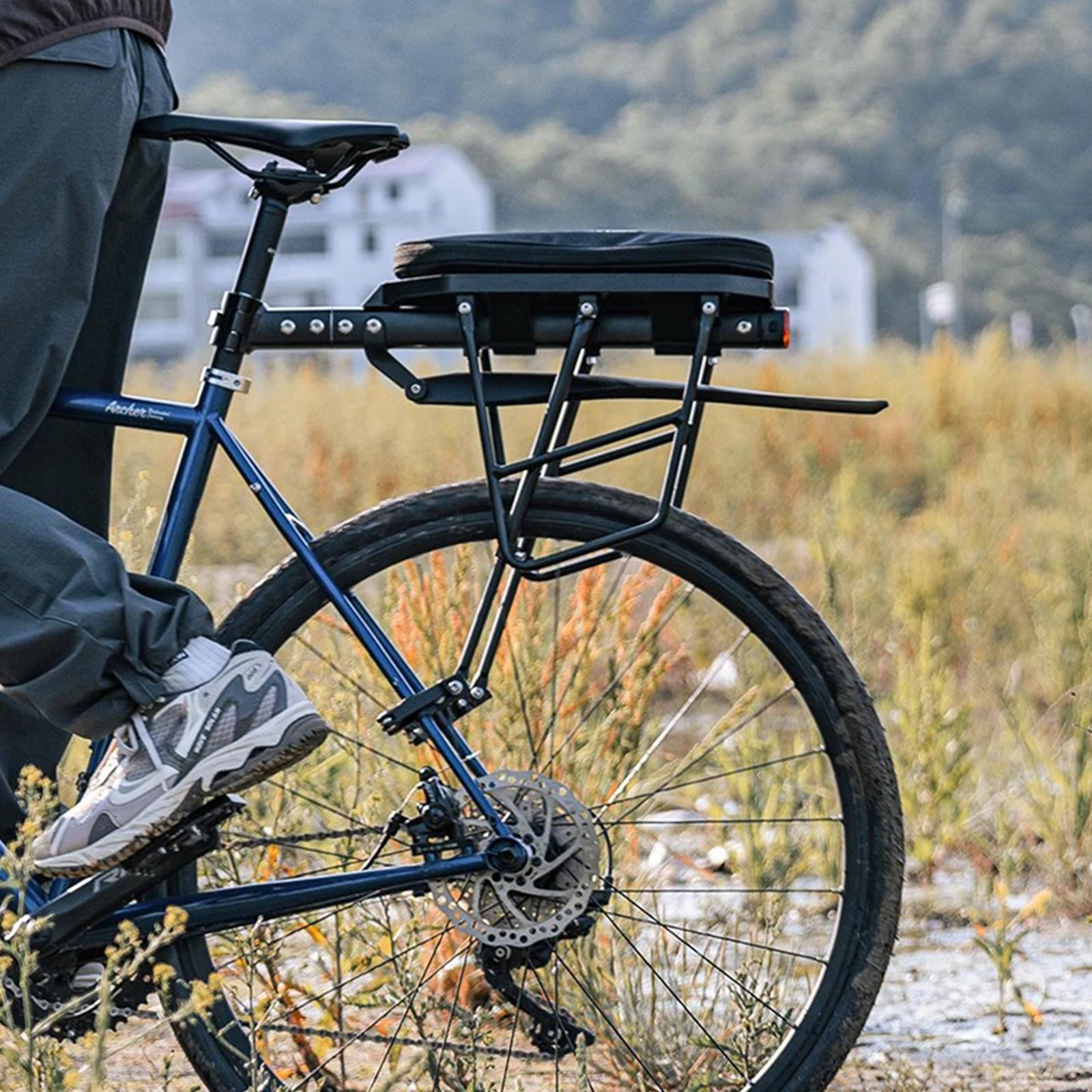 Багажник на велосипед с крылом и местом для фонариков ROCKBROS RBHJ для 26-29" Черный (RB-RBHJ-1-5523) - фото 10