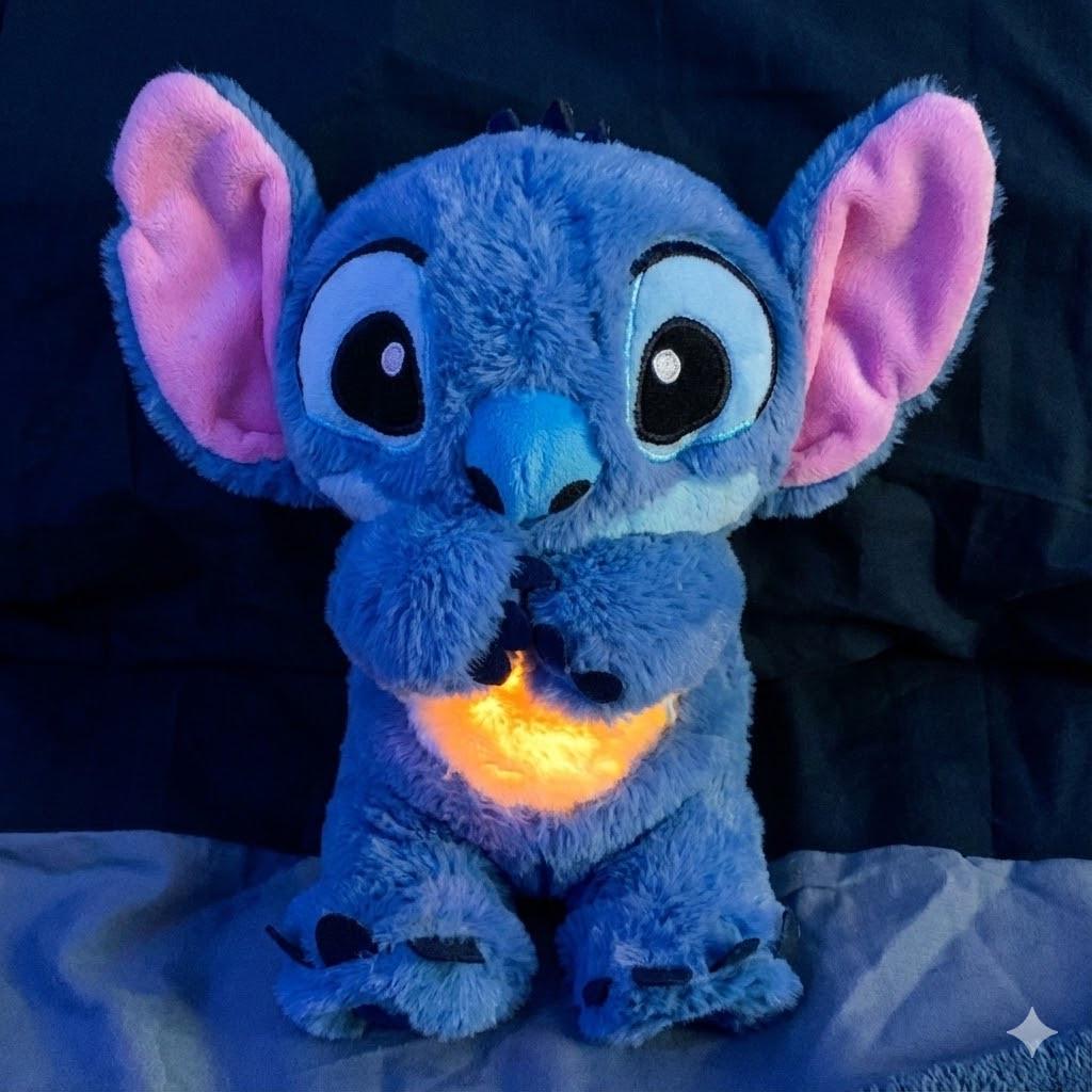 Интерактивная мягкая игрушка Soft Toys Стич с подсветкой/музыкой и эффектом дыхания (2856835304)