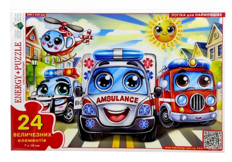 Гра-пазл Енергія+ Спецтранспорт 24 елементи (MTT-197368)