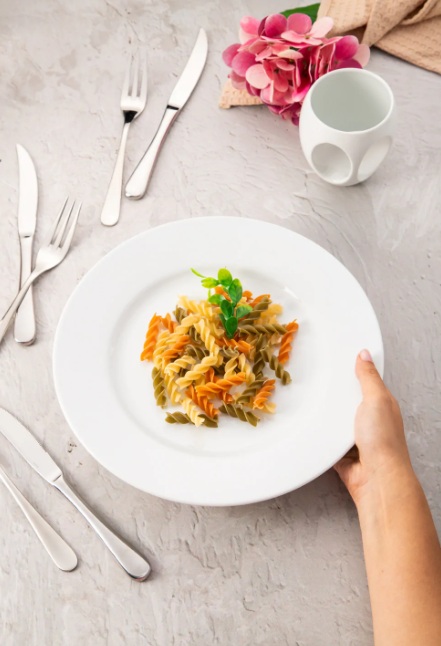 Набор Güral Havana из 4 обеденных тарелок 27 см White (YO27DU00) - фото 3 Набор Güral Havana из 4 обеденных тарелок 27 см White (YO27DU00) - фото 3