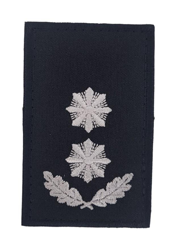 Погон на липучці Поліції Лейтенант 5х8 см Чорний (3585545)