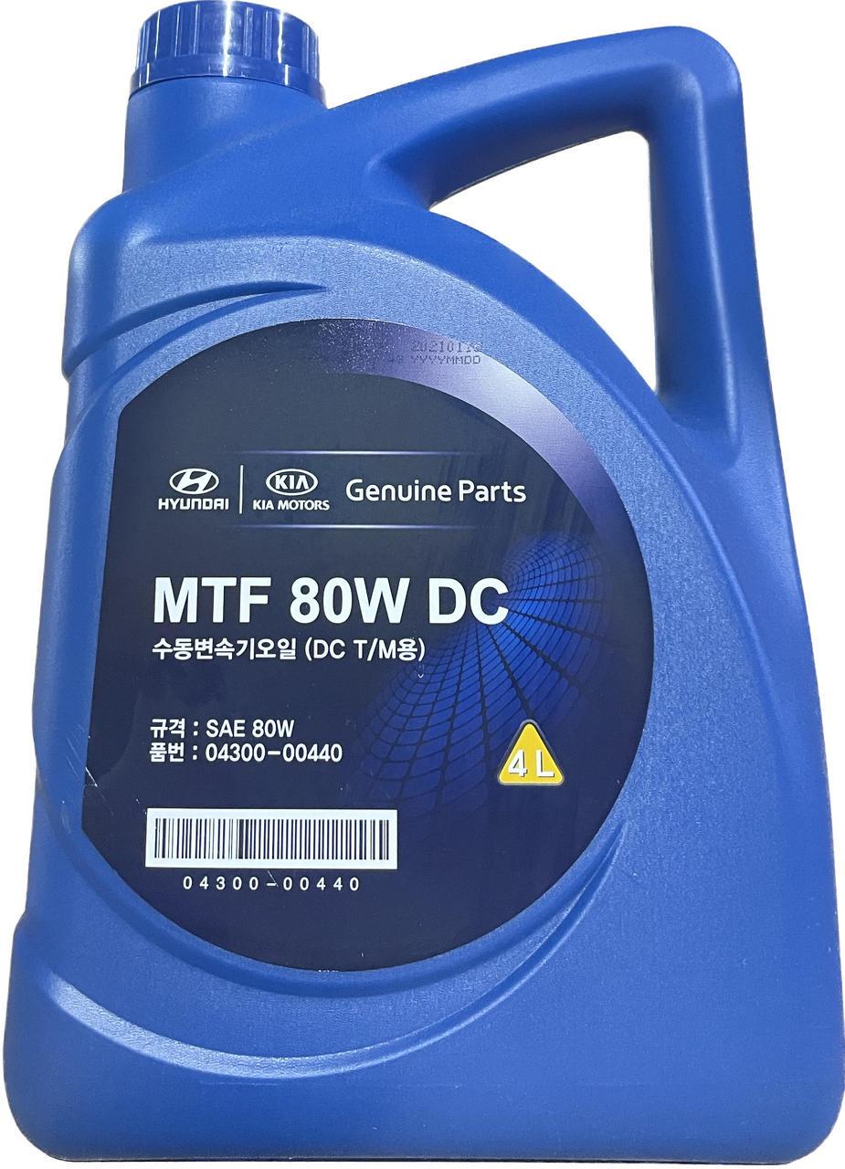 Трансмиссионное масло Mobis MTF 80W DC 4 л (0430000440) Трансмиссионное масло Mobis MTF 80W DC 4 л (0430000440)