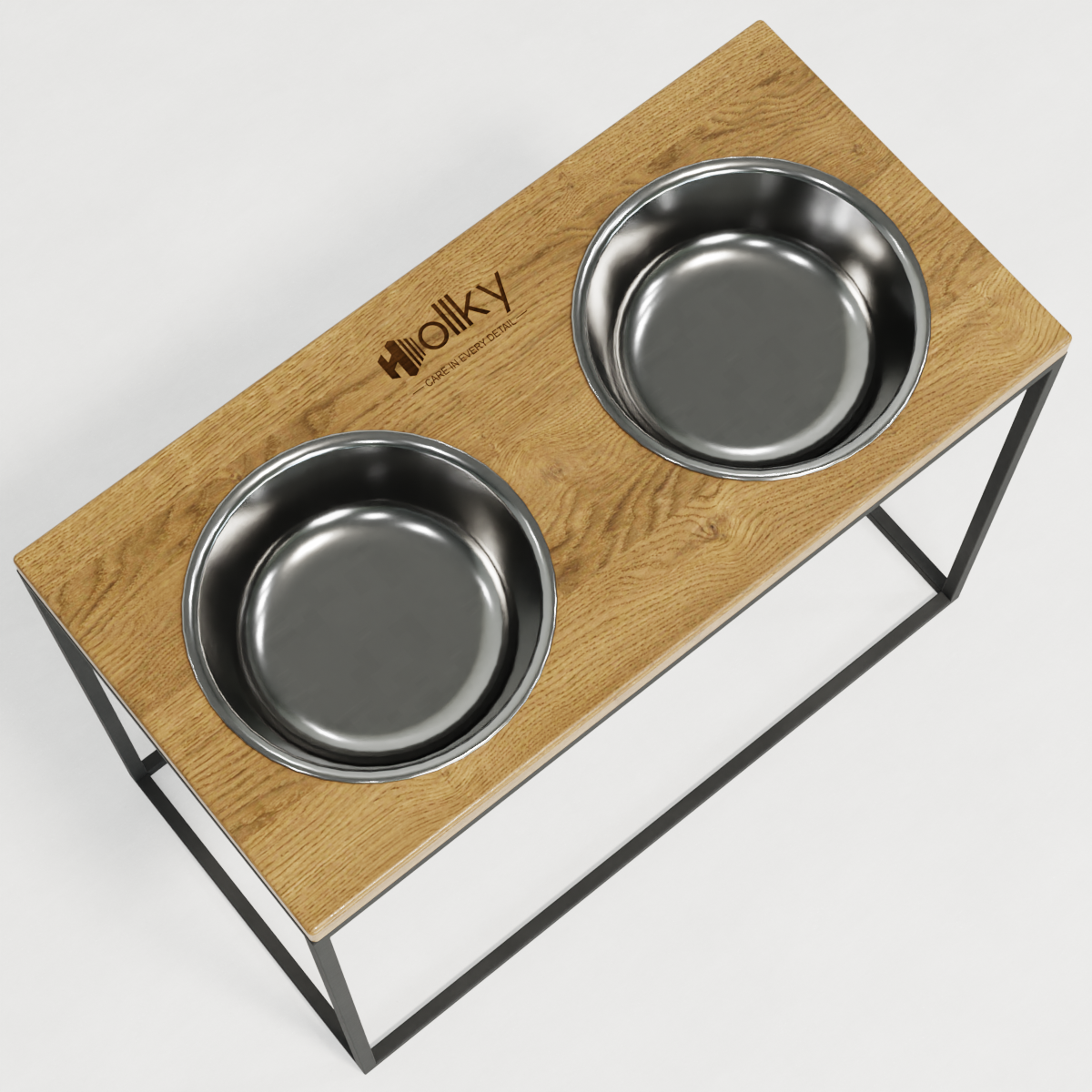 Миски на подставке для больших собак Hollky Base XL20 2х1,8 л (BXL40-522640-GRNT) - фото 6 Миски на подставке для больших собак Hollky Base XL20 2х1,8 л (BXL40-522640-GRNT) - фото 6