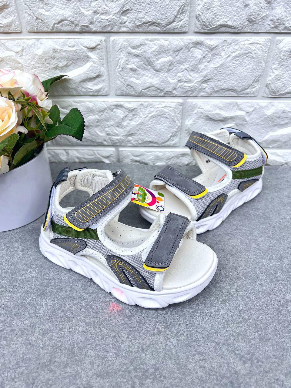 Босоніжки для хлопчика Jong Golf 1469 р. 30 20 см Сірий