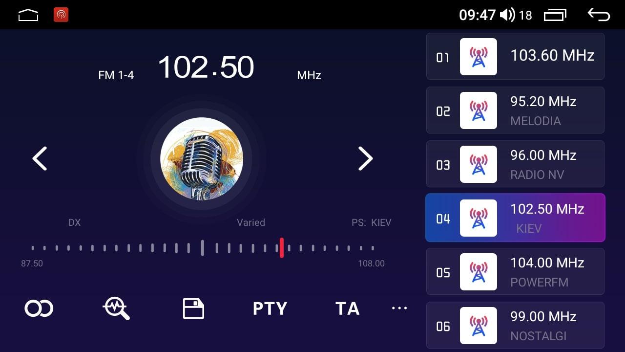 Автомагнітола Mitsubishi Pajero 2016-2018 9" CAN Android 10.1 4/32 GB (MER-14121_5649) - фото 3