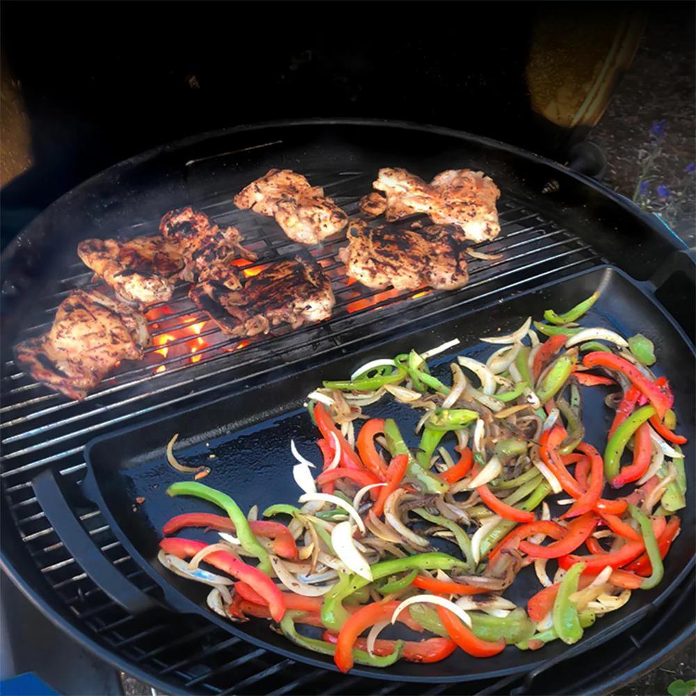 Поддон чугунный SnS Drip 'N Griddle Cast Iron для грилей 57 см (2440360117) - фото 3