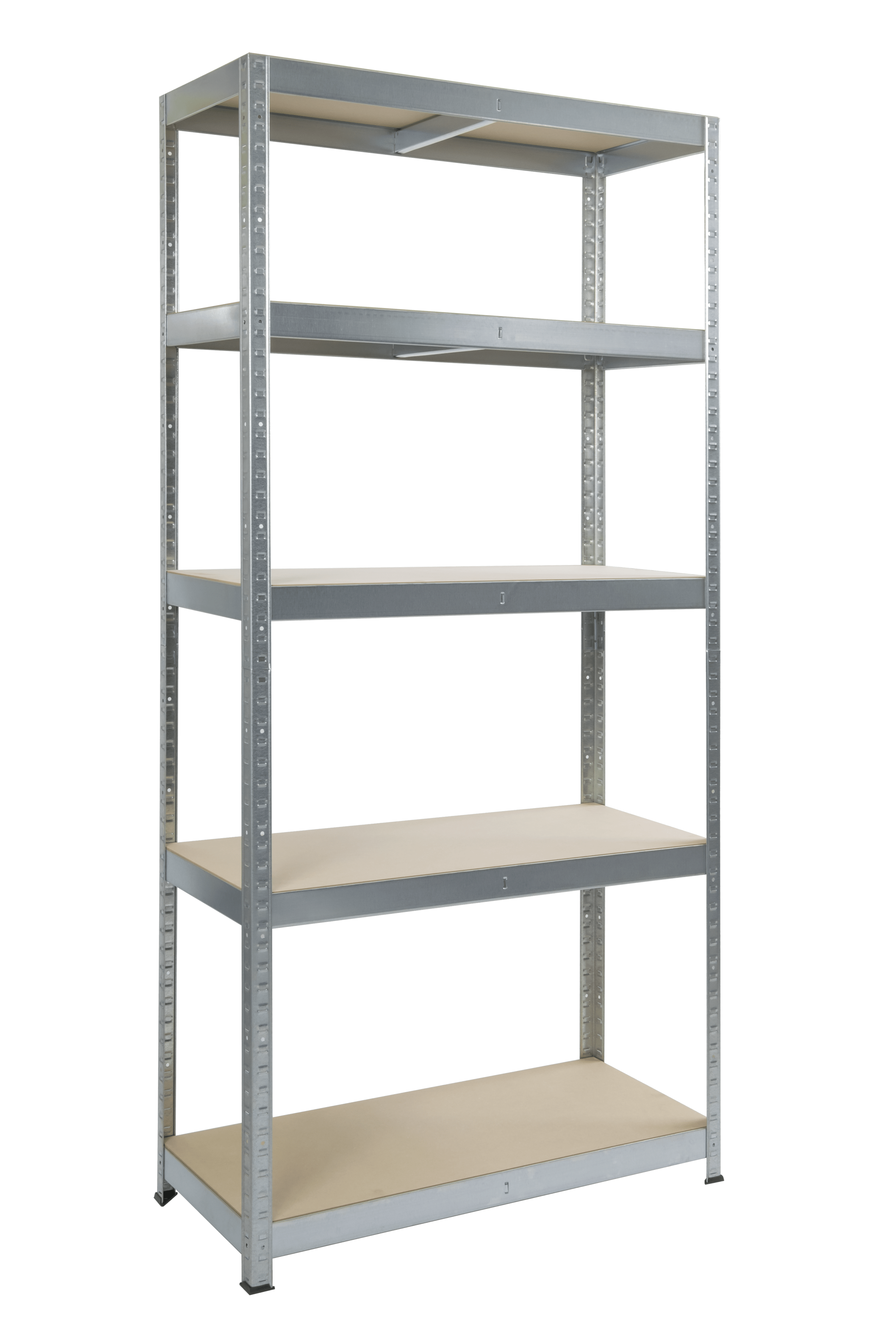 Стеллаж StahlPro Pure 1800x900x400 мм металлический оцинкованный 5 полок ХДФ - фото 5