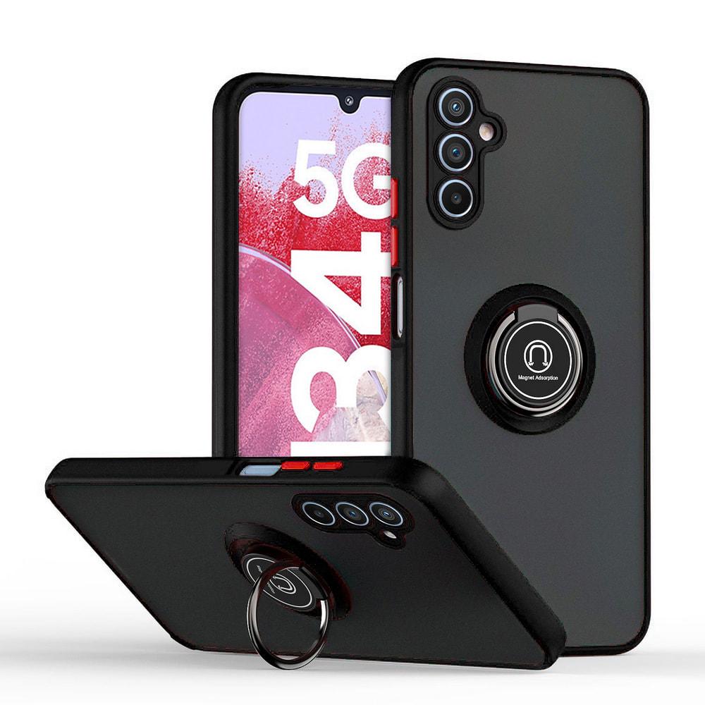 Захисний чохол MatteLuxe Samsung Galaxy M34 5G M346 (з кільцем) Black (34658-2B)