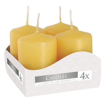 Свеча Bispol 8 см 4 шт. Желтый (sw40/60-010)