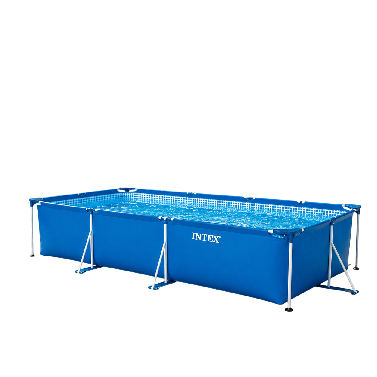 Бассейн каркасный Intex Small Frame прямоугольный сборный с трехслойной ПВХ-чашей для двора и дачи 450×220×84 см 7127 л (36163063) Бассейн каркасный Intex Small Frame прямоугольный сборный с трехслойной ПВХ-чашей для двора и дачи 450×220×84 см 7127 л (36163063)