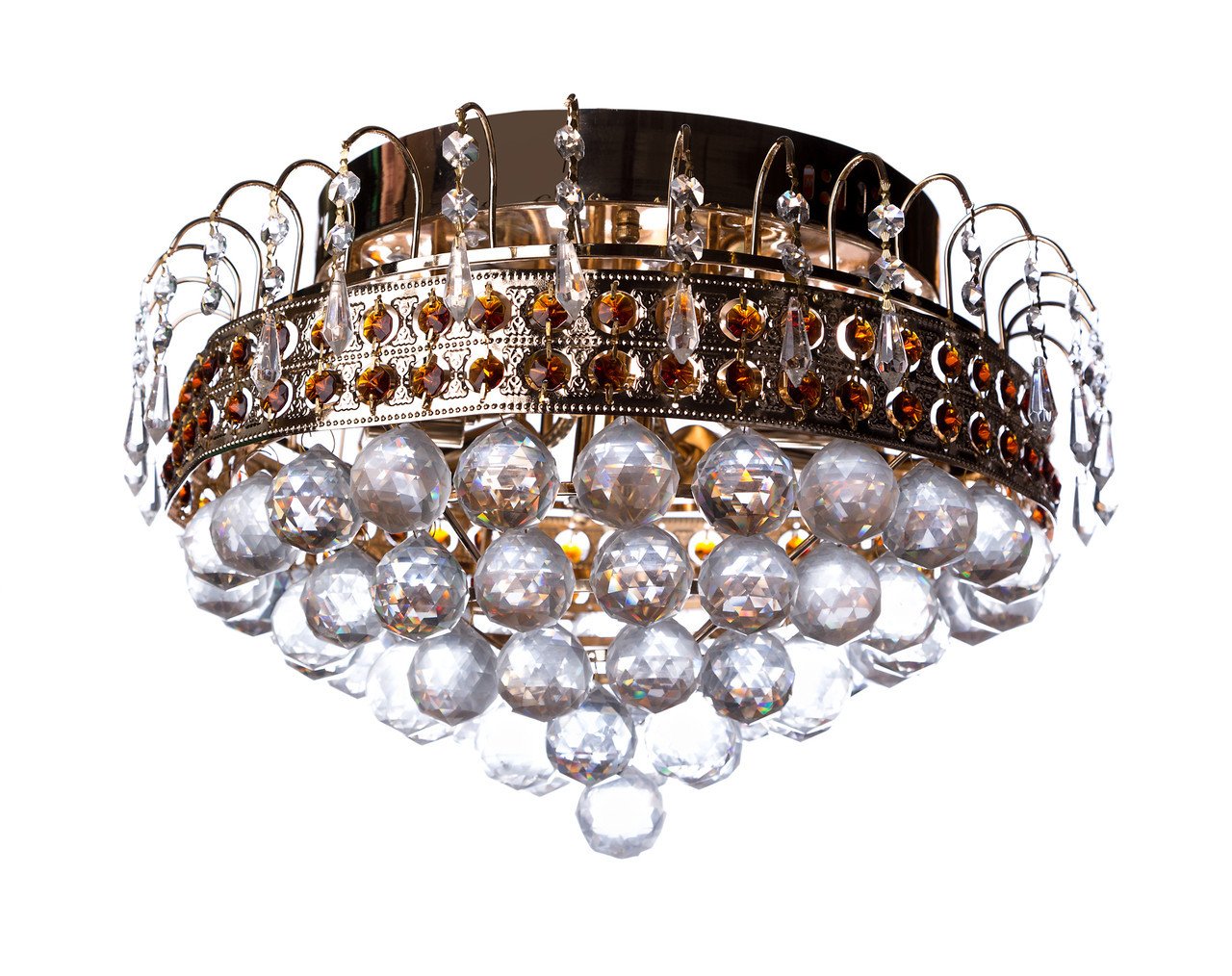 Люстра хрустальная подвесная Sunlight 0829/7 на 7 ламп