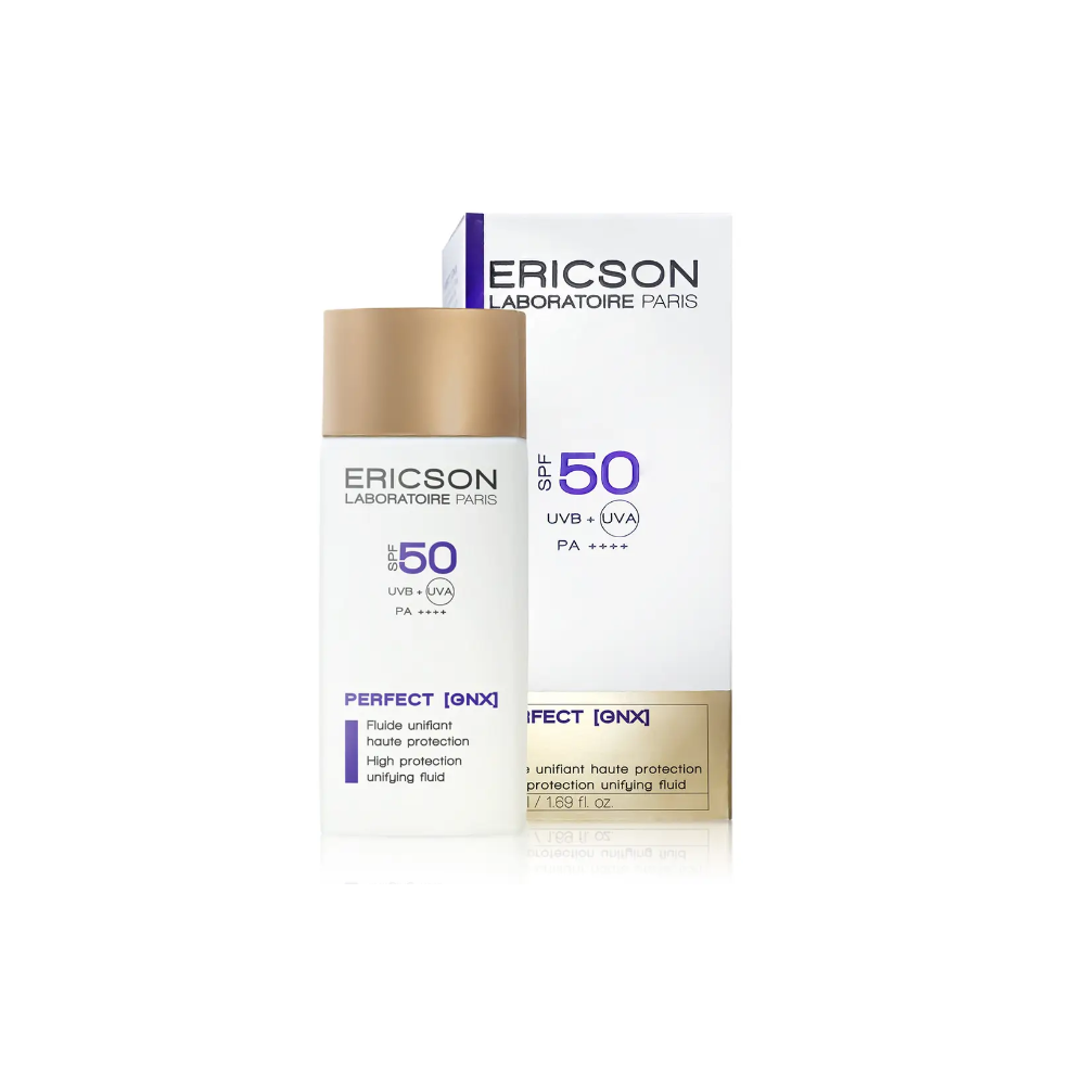 Флюїд захисний з ефектом вирівнювання тону SPF50 Ericson Laboratoire Perfect [GNX] High Protection Unifying Fluid SPF50 50 мл