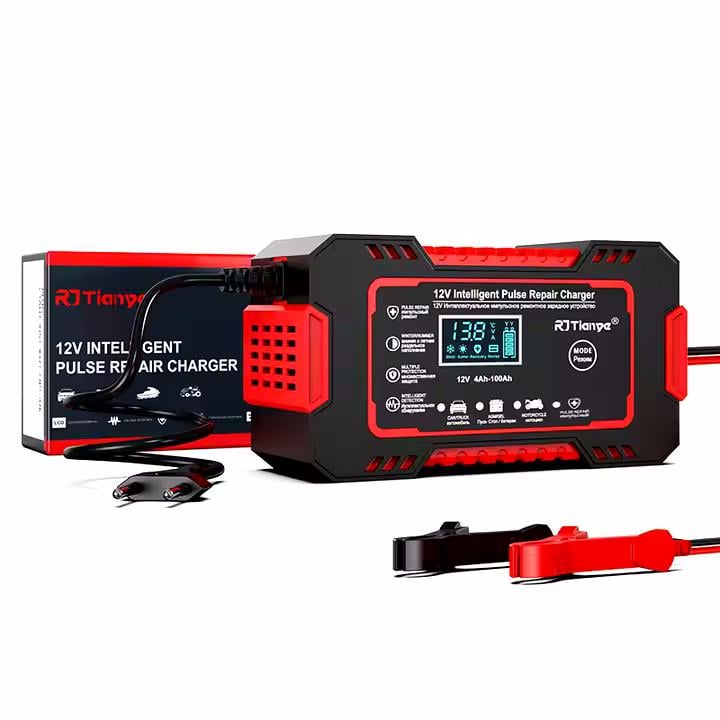 Автомобільний інтелектуальний зарядний пристрій RJ Tianye 12V/6А - фото 8