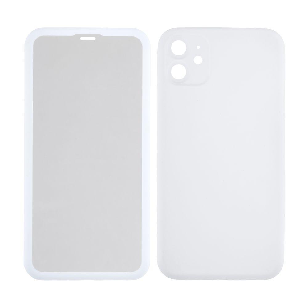 Чехол Double Sided для iPhone 11 Белый - фото 1