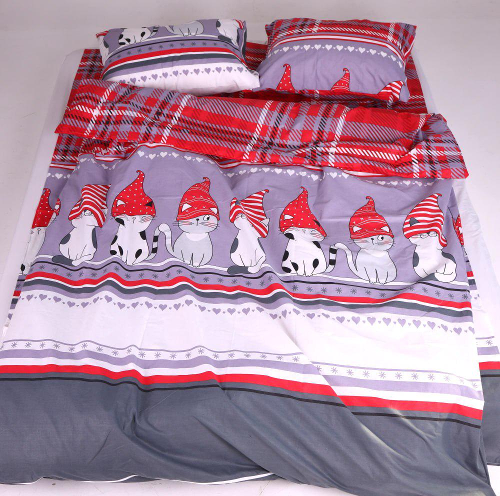 Комплект постельного белья детский PaniPava Holiday Cats бязь 110х140 см (10101233)