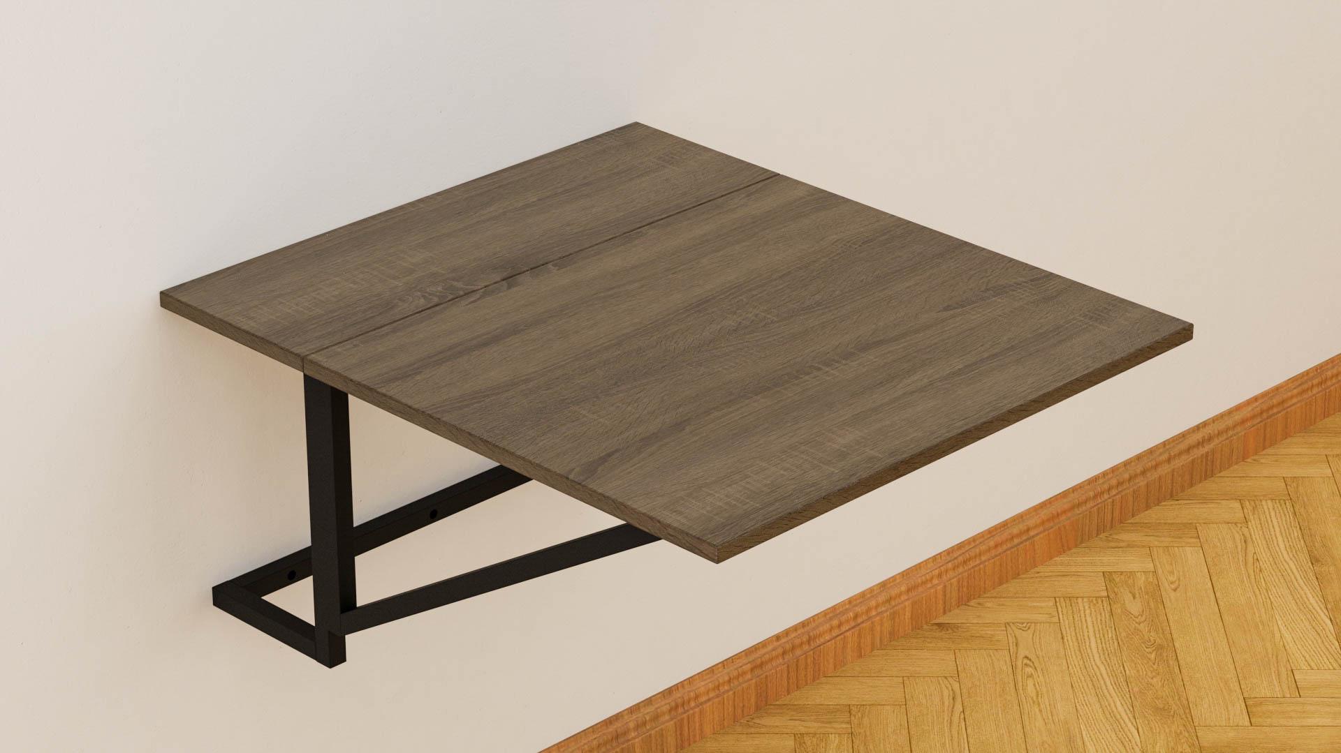 Стол раскладной Ferrum-decor Александр 5 металл/ДСП 16 мм 750x600x700 мм Черный/Дуб Сонома Трюфель (FRD-104896) Стол раскладной Ferrum-decor Александр 5 металл/ДСП 16 мм 750x600x700 мм Черный/Дуб Сонома Трюфель (FRD-104896)